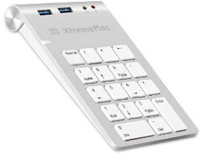Teclado para Tablet XTREMEMAC XM-NPHUB32-AU-SLV (USB - Blanco)