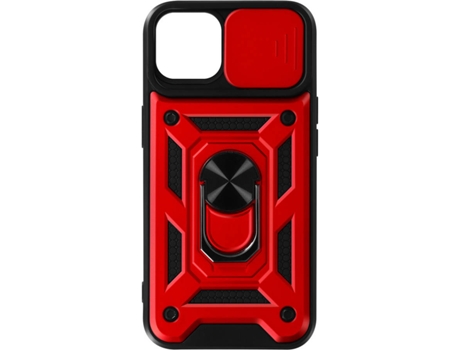 Carcasa iPhone 13 Pro Max AVIZAR Protección de Cámara Rojo