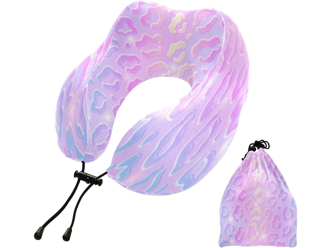 Almohada Viaje Dormir Aviones, Espuma Viscoelástica Poliéster Viscoelástica. Fácilmente Soporte Fácil