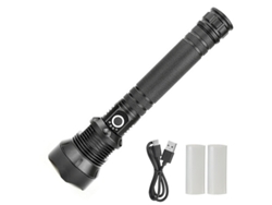 Antorcha Led, 150000 Antorcha Led De Alto Lumen, Ipx7 A Prueba De Agua Y 5 Modos, Negro