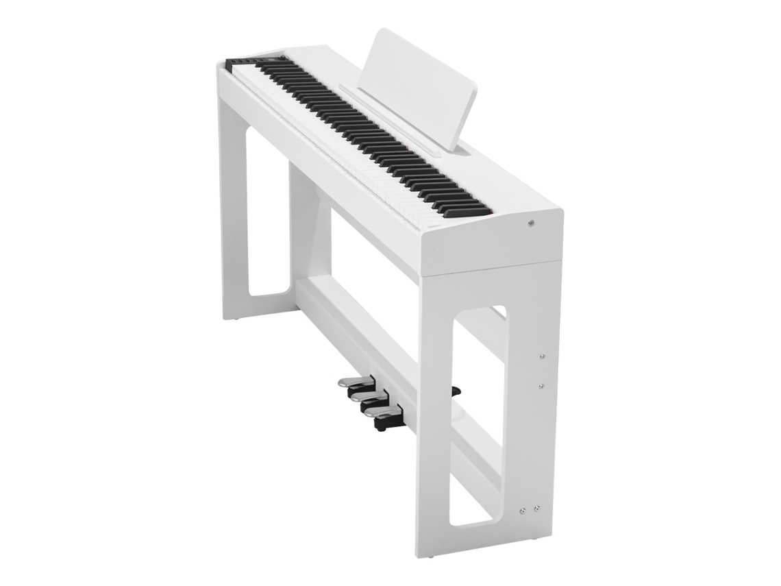 Piano Digital Succebuy De 88 Teclas Contrapesadas Teclado Dual Blanco 280 Tonos