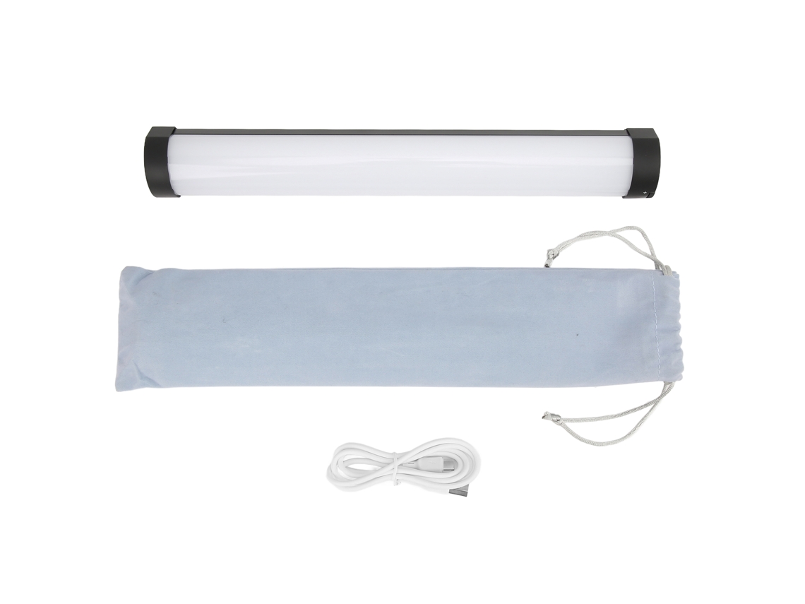 NEVEANCE Luz de Tubo RGB LED Manbily LS-260, Luz Manual de Color Completo con Batería Integrada para Vídeo