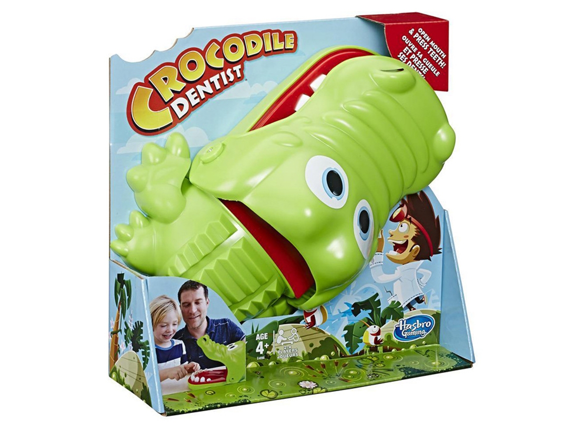 Juego Cocodrilo Sacamuelas de Hasbro versión francés, el idioma no