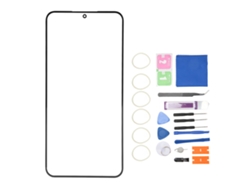 Cristal frontal externo con lente y kit de herramientas de reparación para Galaxy S23 Plus | Sin marca