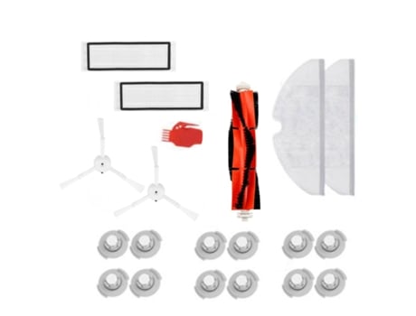 Adecuado para Xiaomi Roborock S50 S51 S55 S5 S6 accesorios Xiaomi piezas de aspiradora filtro Hepa paños cepillo principal Cepillo Lateral