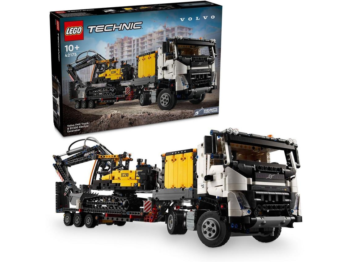 Volvo 42175 camión Volvo FMX y excavadora eléctrica EC230
