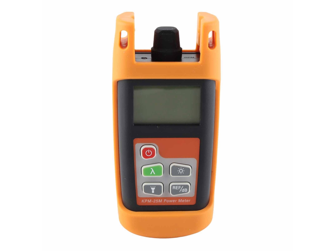 Medidor De Potencia Óptica Kpm-25m-c -50~+26dbm Con 7 Longitudes De Onda Y Pantalla Lcd Retroiluminada