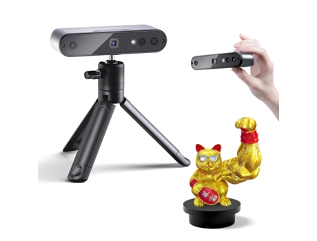 REVOPOINT INSPIRE Escáner 3D para impresión 3D portátil, modelo 3D a todo color con velocidad de escaneo de hasta 18 FPS y precisión de 0,2 mm