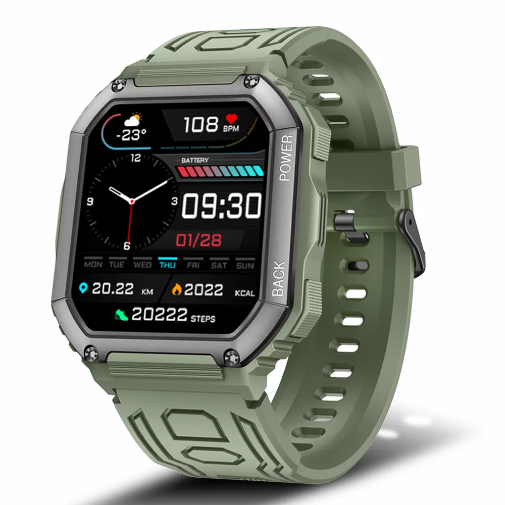 Smartwatch SENBONO kr06-03 green(calling)