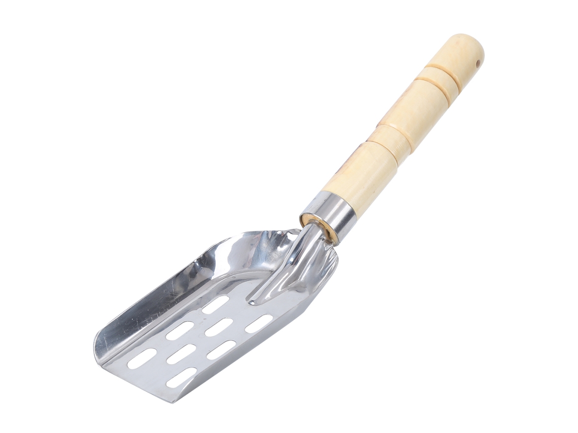 Pala Para Cebo De Acero Inoxidable Con Mango De Madera Integrado Para Pesca - Accesorio Para Pescadores