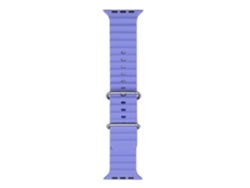 IWEAR S1 Correa de Silicona Suave con Ranuras de 20 mm para Apple Watch 49 mm / 45 mm / 44 mm / 42 mm Lila