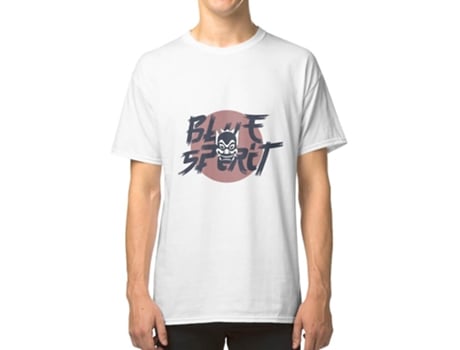 Camiseta ROCKINSTONE Avatar The Last Airbender Blue Spirit Algodón para Hombre (S - Azul)