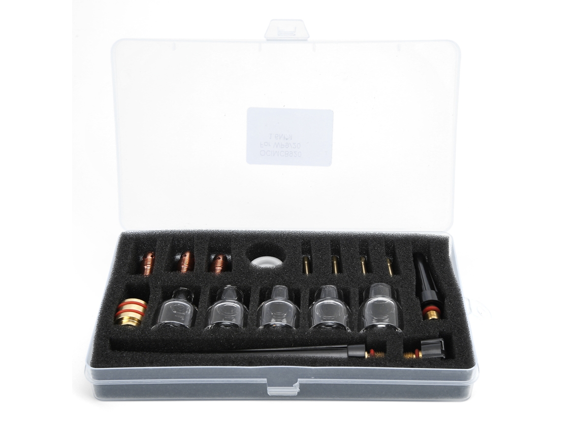 Kit De Accesorios Para Llama De Soldadura Con Copa De Vidrio Y Abrazadera De Tungsteno Para Wp9/20