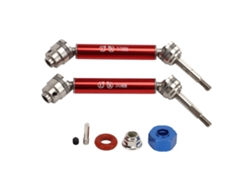 Ymsl Eje De Transmisión Rc De Acero Y Aluminio, 12cm, Eje Trasero Cvd Para Traxxas Slash 1/10, Color Rojo, Piezas Rc Hxl