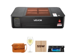 Cortadora y grabadora láser de CO2 Vevor 55W, 500 x 300 mm, para madera, acrílico y vidrio.