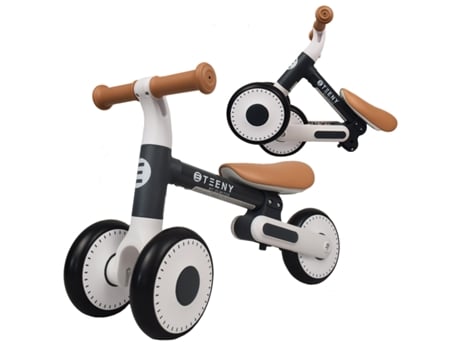 Bicicleta sin Pedales para Niños de 1 a 2 Años Teeny Bicicleta Plegable para Principiantes 2 Alturas Muy Ligera y Robusta OLMITOS