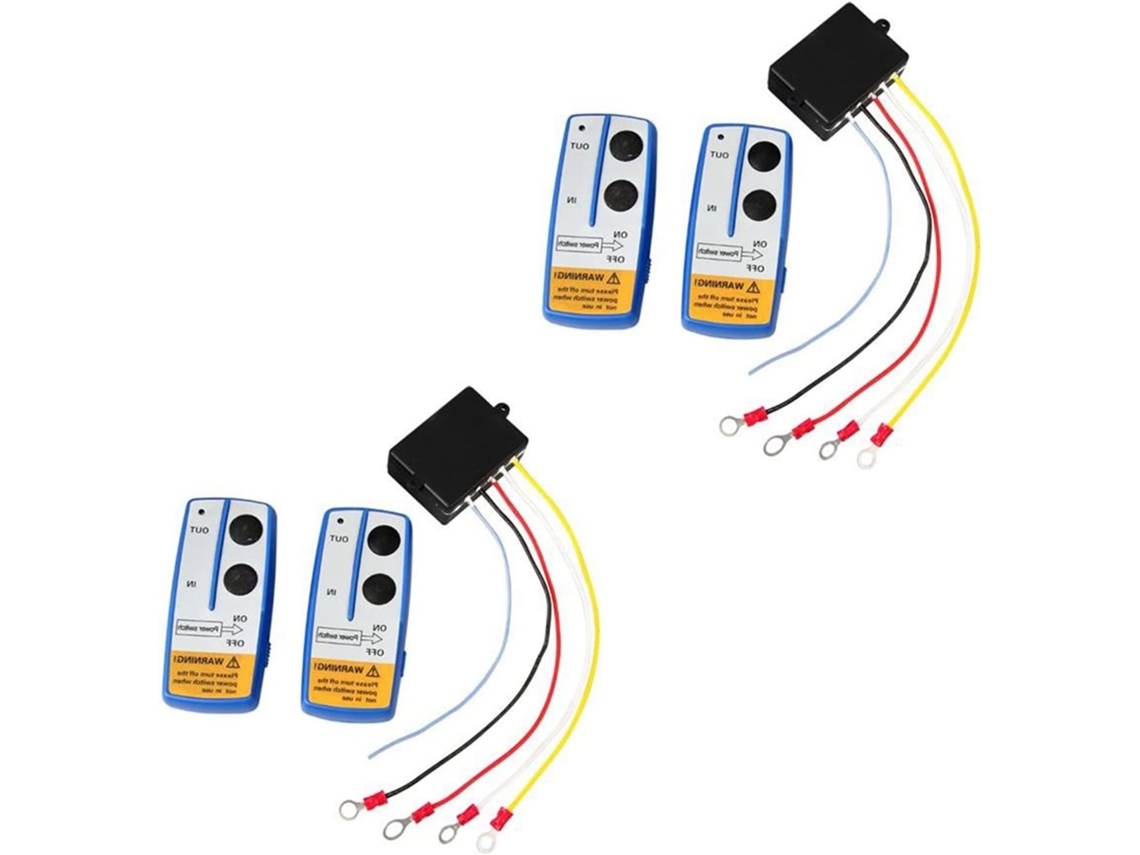 4 Interruptores De Cable Para Cabrestante, Control Remoto, Bomba Hidráulica Para Puerta De Ascensor, Drenaje De Cama, 12 V