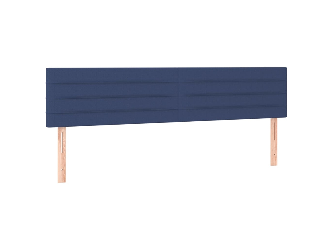 Conjunto 2 Cabecero VIDAXL Azul Tela