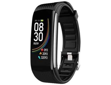 Smartwatch MDUG Monitor de Frequência Cardíaca Preto