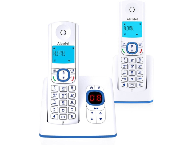 Teléfono Fijo ALCATEL F530 Azul