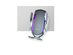 Cargador Sem Carro Qi Rápido Sensor YIZHOOD Plateado