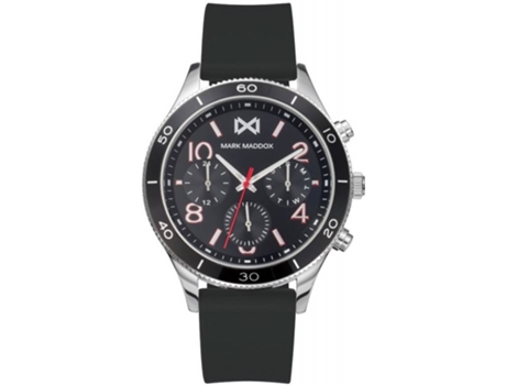 Reloj MARK MADDOX Hombre (Goma - Negro)