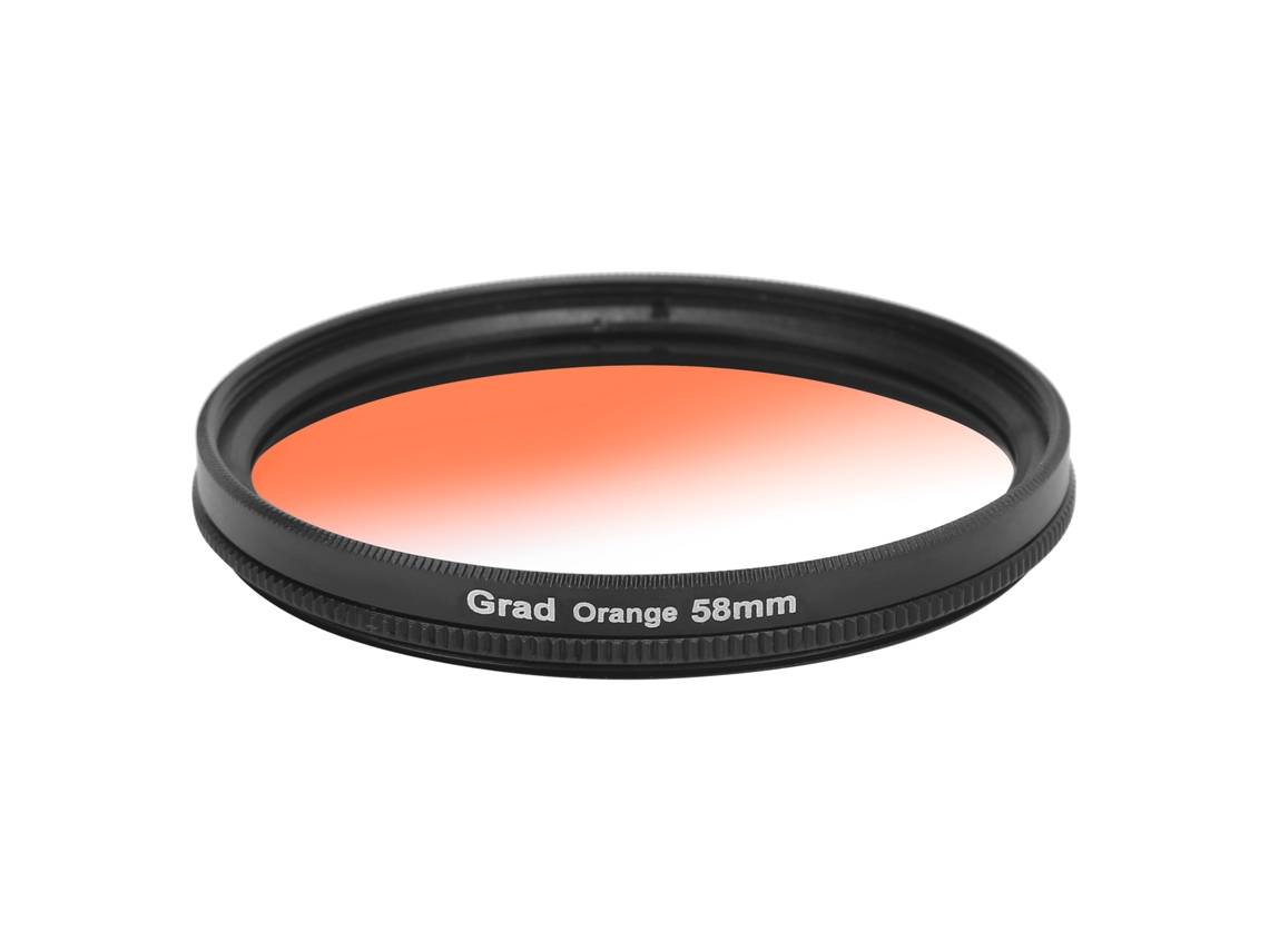 Filtro De Lente Gradiente De Color 58mm Con Recubrimiento Multicapa Impermeable Para Canon Y Nikon