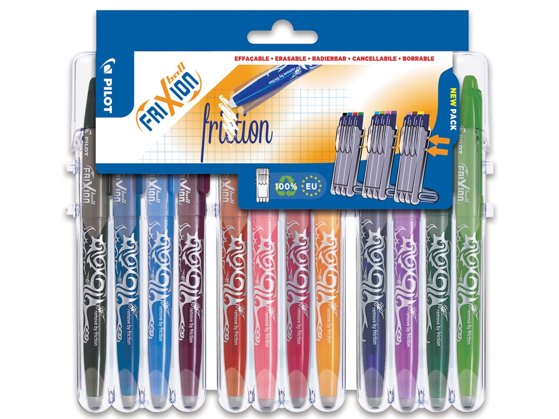 Bolígrafo PILOT Frixion Ball 07 Set2Go Caja con 12