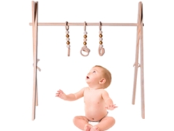 Juego En El Gimnasio Juguete Plegable Con Marco De Madera Para El Desarrollo Temprano - Juguete Para Guardería, Sala De