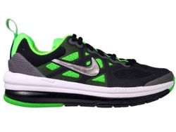 Tenis Deportivas NIKE Air Max Genome Mujer (Negro, verde - Tela - 37,5)