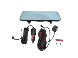 Cámara De Coche Para Espejo Retrovisor (pantalla Inteligente De 10 Pulgadas Hd 1080p) Grabación Dual Delantera Y Trasera Asistente De Conducción Ada