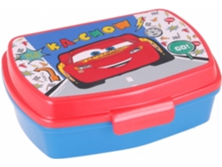Lonchera CARS (Azul - Plástico - 6 x 17 x 14 cm)