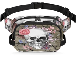 Riñonera Estampado Calavera Para Mujeres Hombres Niñas Niños Pequeños Correr Deportes Senderismo Varios Col