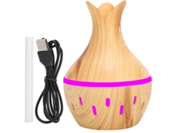 Humidificador De Aire Usb Mini De 300ml Para Escritorio Y Difusor De Aromaterapia Con Luz Nocturna
