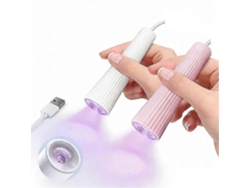 Mini Lâmpada Uv Led Para Unhas, Lâmpada De Gel De Secagem Rápida, Lâmpada Uv Portátil, Forno Para Unhas Semipermanentes, 2 Unidades.