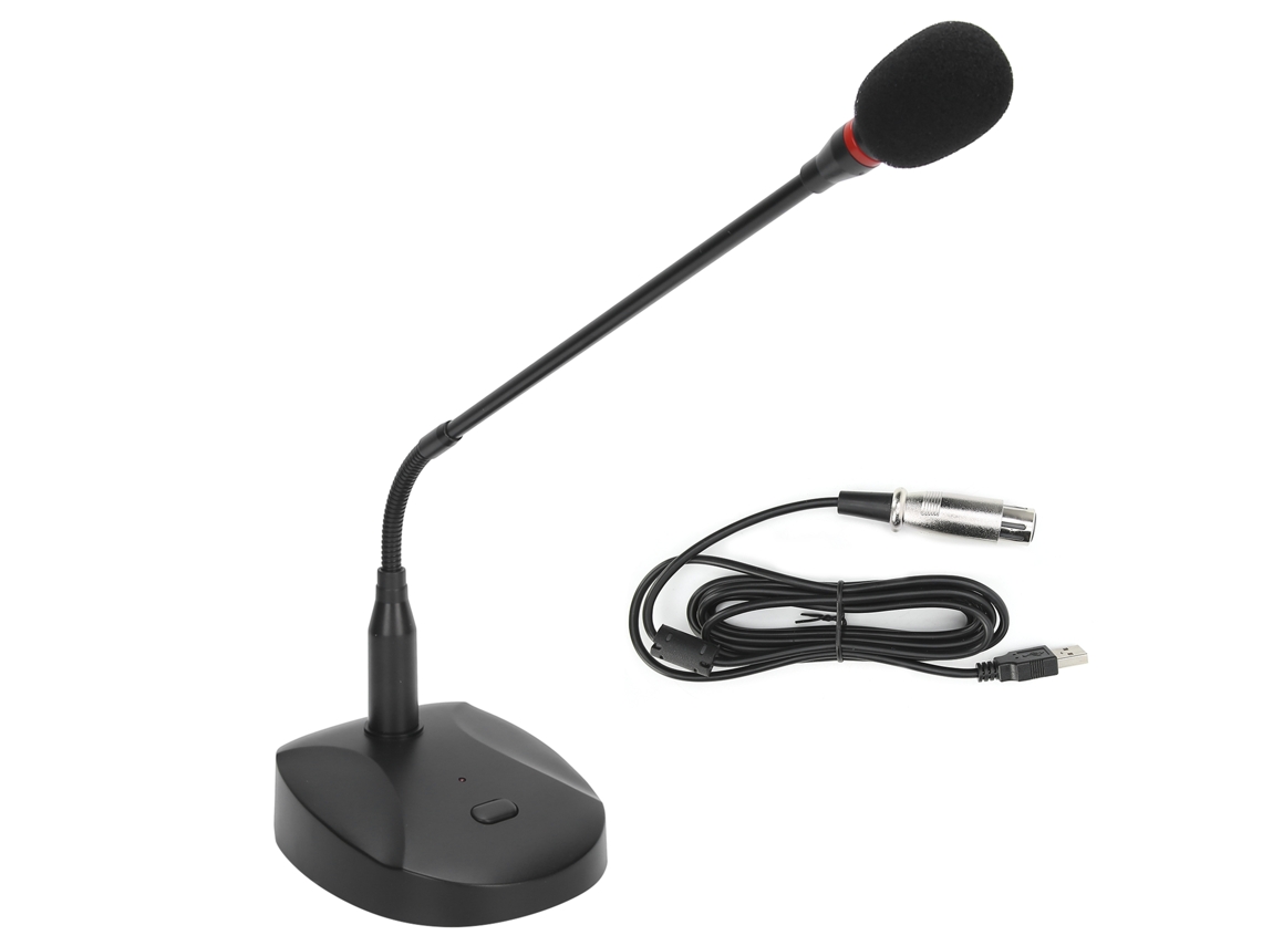 Micrófono Usb De Escritorio Para Conferencias, Micrófono De Alta Sensibilidad Para Transmisiones Y Presentaciones