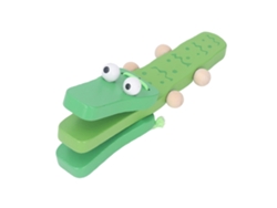 2026-juguete De Castañuelas Animales Infantiles Madera Musical Educativo Niños Castañuelas Mano Animal Cartoon Verde