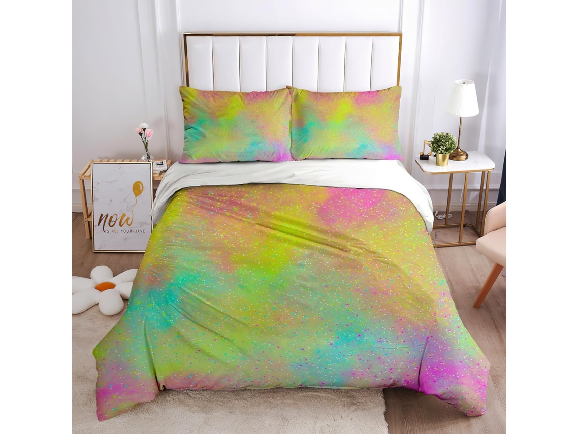 Funda Nórdica Almohada Juego Ropa Cama Funda Microfibra Juego 140x200 Cm 65x65 140 X 200 65