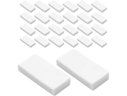 50 Gomas De Borrar Rectangulares Blancas Para Dibujo A Lápiz