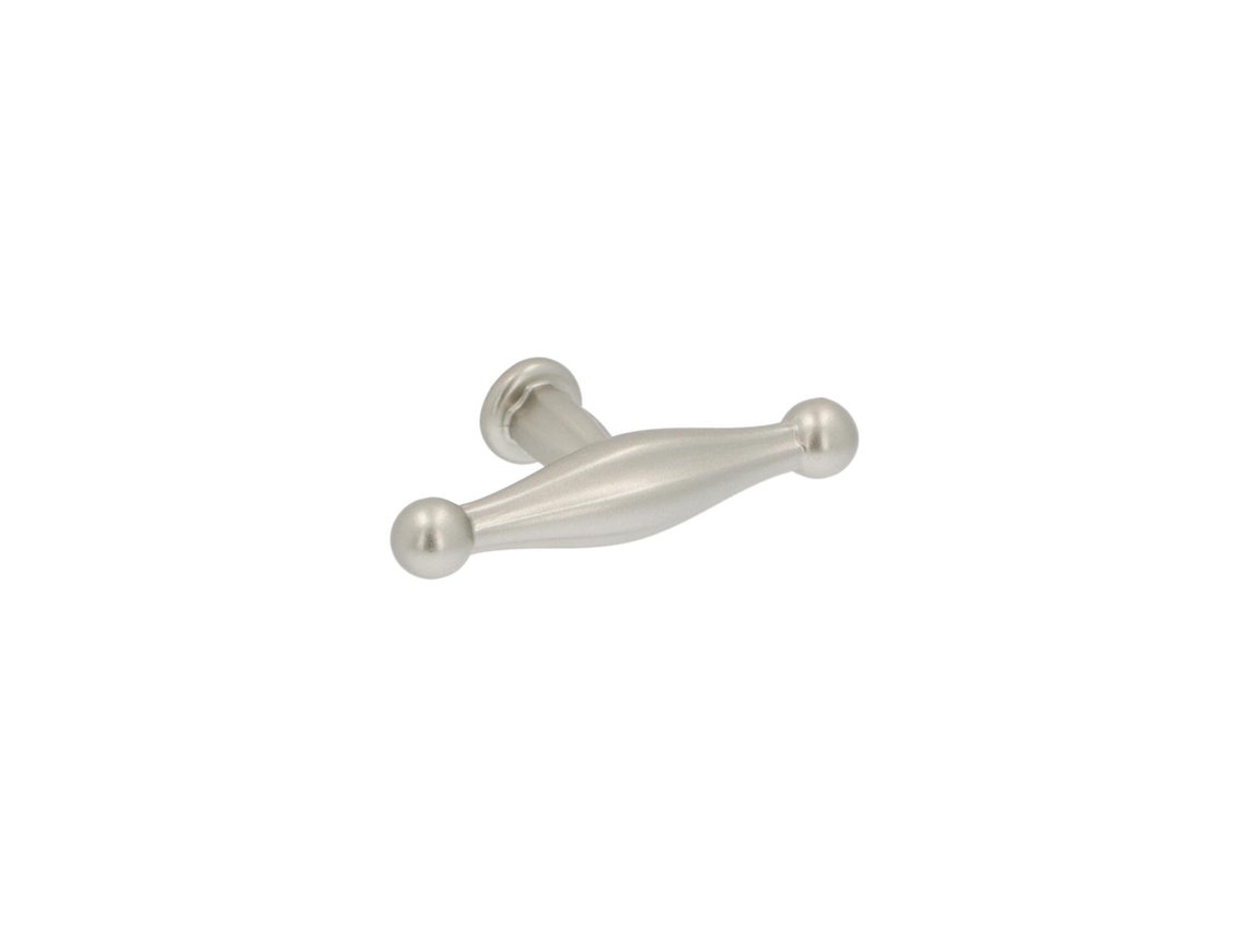 Pomo Para Muebles De Zamac Diámetro 67mm X 32 Color Plateado Lote De 25 Nottingham