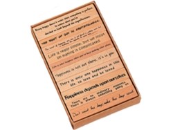 Sello de madera retro con relieve de goma | Sello de diario vintage - Herramientas versátiles - Vayotoy
