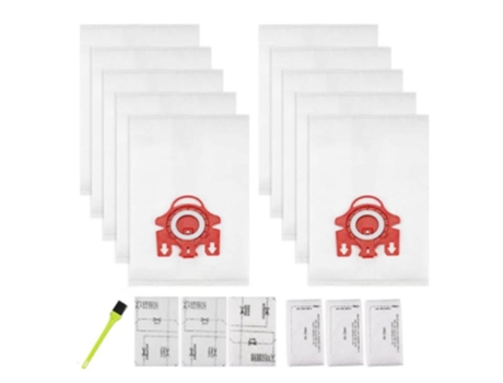 14 peças aspirador de pó para sacos de pó miele gn airclean 3d efficiency