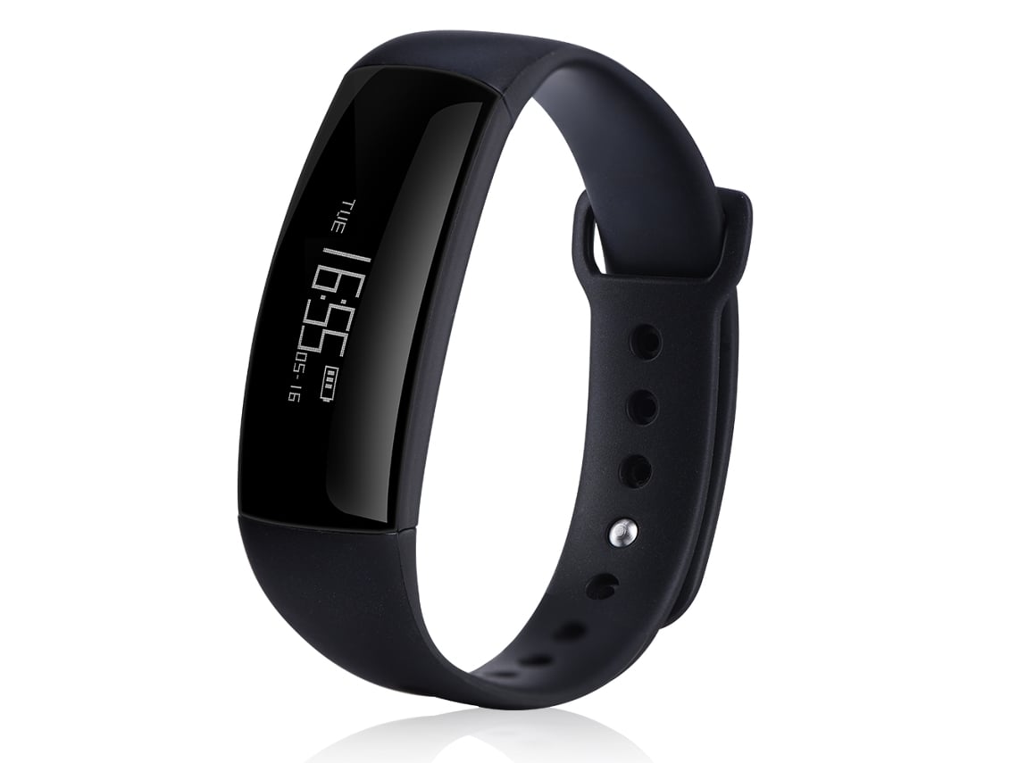 Pulsera Inteligente Monitor De Frecuencia Cardíaca Y Sueño Pulsera Bluetooth Para Android Ios Negro