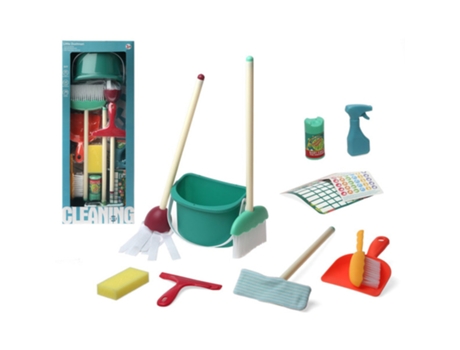 Accesorio de Casas de Juguete BIGBUY FUN Set de Limpieza Infantil (Edad Mínima Recomendada: 3 años)