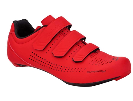 Zapatillas para Unisex SPIUK SPORTLINE zapatilla pray road Rojo de Ciclismo (S)