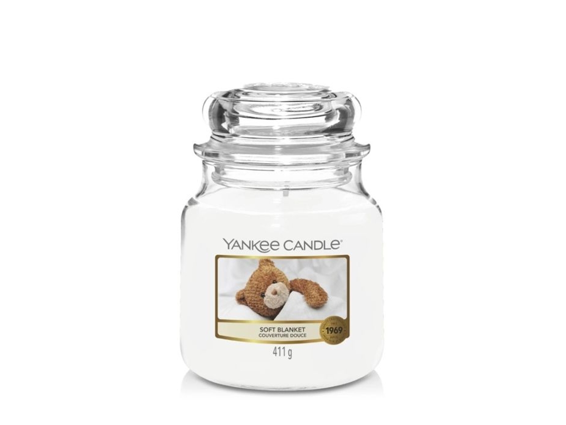 Exclusiva Vela Couverture Douce Modelo Mediano Yankee Candle