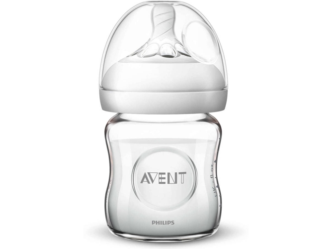 Biberón AVENT Natural (120 ml - Cristal)