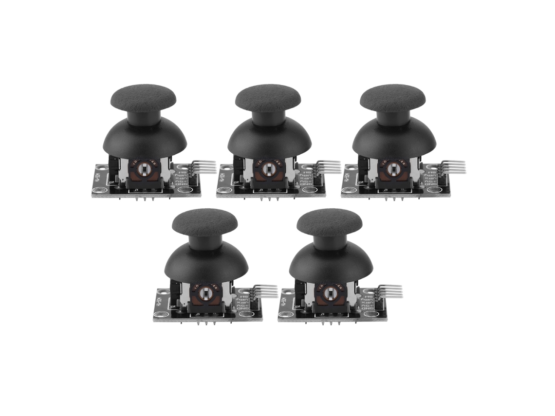 5 Módulos De Joystick Breakout De 5 V Para Controlador De Juegos Con Pin De 2,54 Mm Para Ps2