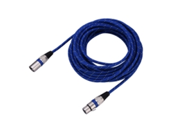 Cable De Audio Para Micrófono Xlr Macho A Hembra Con Conector Balanceado De 3 Pines, 10 Metros