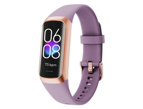 Smartwatch C60 1 1 Pulgada Amoled Hd Pantalla Temperatura Corporal Monitor de Ritmo Cardíaco Deportes Fitness Púrpura